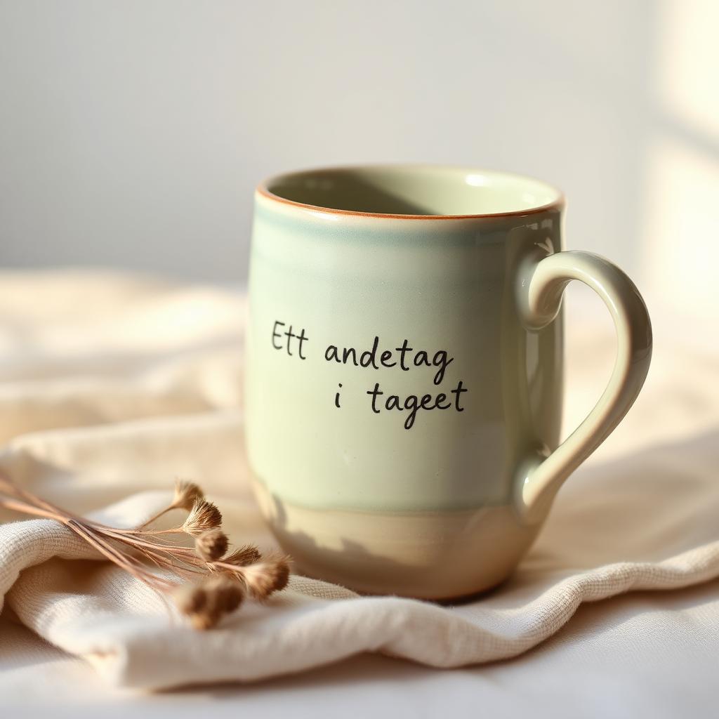 Mugg – ”Ett andetag i taget”